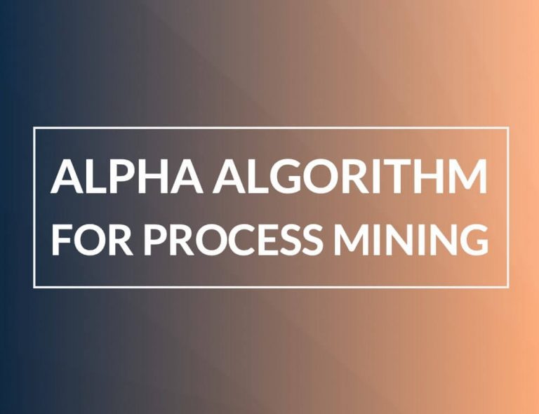 Alpha Miner Algorithm Process Mining